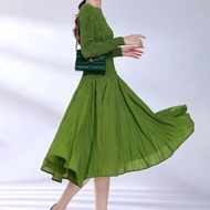 Pleated Issey Miyake Dress Issey Miyake Dress Issey Miyake Pleated Issey Miyake Autumn Female Pleate