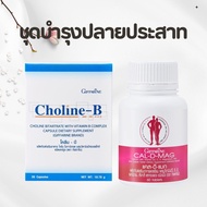 Nerve Care Set And Bone Choline B Calcium 400 Mg Giffarine Cal-D-Mag 400 Choline-B