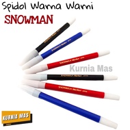 MERAH Small Red Snowman Marker Blackbiru Drawing Marker