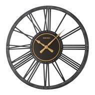 [Original] Seiko QXA764KN Farmhouse Inspired Style Antique Black Wall Clock QXA764K