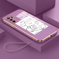 HP Phone Case For OPPO A16 A16s A54s A16K A16E Phone Case Graffiti Text Silicone Pattern Phone Case 