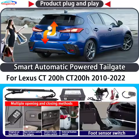 For Lexus CT 200h CT200h 2010-2022 Smart Automatic Powered Tailgate Key Control Trunk Lift Close Kit