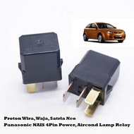 Proton Wira &amp; Waja Panasonic NAIS 4Pin Power, Lamp, Aircond Lamp Relay ( Jepun &amp; Thai)
