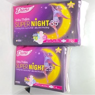 Diana Super Night Super Absorbent Sanitary Napkin with Wings (35 cm - 3 Pieces | 29cm - 4 Pieces) di