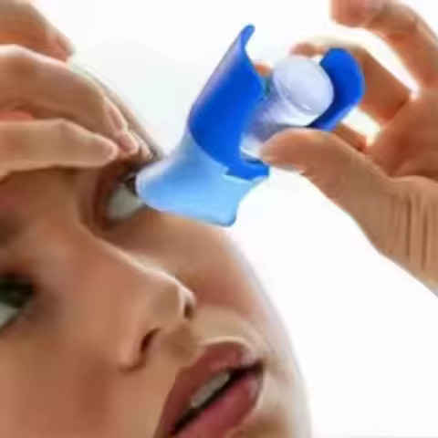 Travel Portable Eyedrops Holder Reusable Eye Drops Helper Eyedrop Guide Aid Eye Ointment Applicator 
