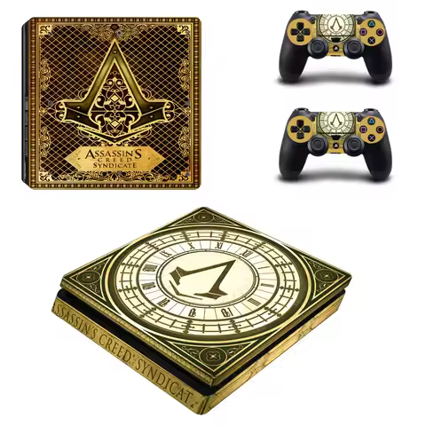 New Game PS4 Slim Decal Protective Skin Cover Sticker for PS4 Slim Console & Controller Stickers Vin