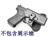 AMOMAX GLOCK GEN5 硬殼 快拔槍套 碳纖維 Carbon ( 腰掛BB槍玩具槍手槍套G17G19GEN5