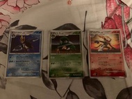Pokémon card DP Holo 1st edition - 帝王拿波 土台龜 烈焰猴