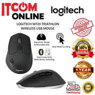 LOGITECH M720 TRIATHLON  WIRELESS USB MOUSE (910-004792) BLACK