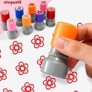 ELEGANT Rewards Flower Stamp, Positive Review DIY Drawing Toy Star Grading Stamp, Cute Encouraging S