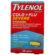 Tylenol Cold & Flu Sever Size 24ct Tylenol Cold & Flu Sever 24ct