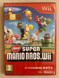 Nintendo Super Mario Bros. Wii PAL遊戲吉盒