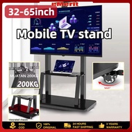 32-65 Inch Universal Tv Stand Inci Penyanding TV Rack With 360° Wheel Adjustable Height