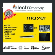 MAYER  MMGH/SS633 + MMSL902BE + MMDO8R HOOD+ HOB OVEN COMBO