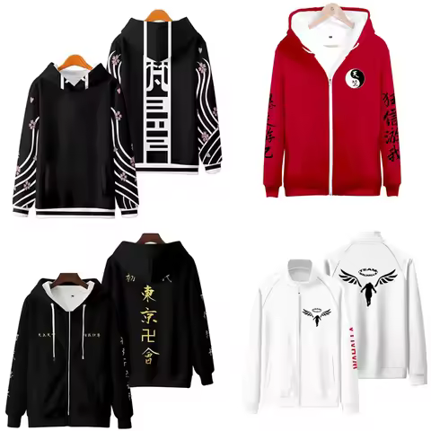 Revengers Draken Mikey Hoodie Women Men Wakasa Imaushi Cosplay Costume Fashion Casual Coat Autumn Ma