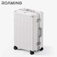 ROAMING | Aluminum Frame Rotatable Wheel Seatable Travel Luggage 22 inches