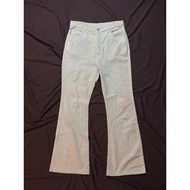 Unknown brand Highwaist Flare Jeans Beige