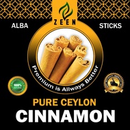 Cinnamon sticks 100% Pure Organic Ceylon alba Cinnamon / Ori Kulit Kayu Manis Sri Lanka 80g