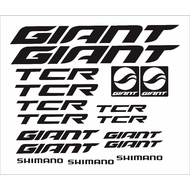 Giant tcr bicycle cutting stickers