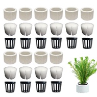 Aquarium Hydroponic Basket Ceramic Plant Weights for Fish Tank Aquatic Plant AntiFloating Pot Fixing
