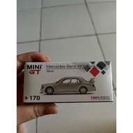 Mini gt mercedes benz 190e evolution silver