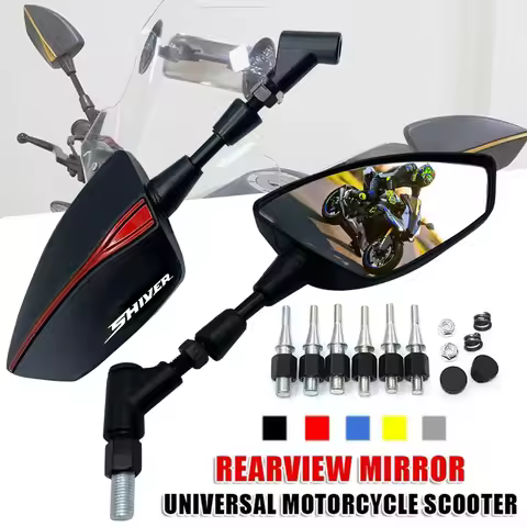 For Aprilia SHIVER 750 900 GT Universal 10mm Motorcycle Accessories Adjustabale Rearview Rear View M
