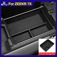 For Zeekr 7X Central Control Armrest Storage Box Car Interior Supplies Modified Accessories ZEEKR ze