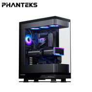 Phanteks 追風者 Evolv X2 黑 全景玻璃機殼 (ATX/Type-C/支援背插主板(限ATX)/懸浮式設計/可調顯卡支撐架/顯卡380mm/塔散170mm)