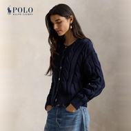 Polo Ralph Lauren เสื้อคาร์ดิแกนผู้หญิง รุ่น WMPOSWENDW20541 สีกรมท่า