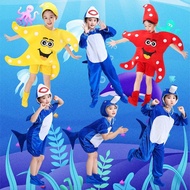 Children's marine animal performance costume underwater world shark dolphin sea star costume