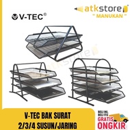 V TEC Sturdy iron letter tub 2 3 4 layers type VT-BS 02JR VT-BS 03JR VT-BS 04JR