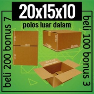 Cardboard box packing 20x15x10