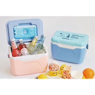 [Peanuts] Snoopy Camping Ice Box Cooler 5.5L (Blue, Pink)