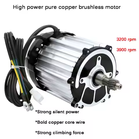 High Speed Motor Brushless Differential Motor 48v 60v 72v 1500w 1800w Brushless Dc Motor Electric Tr