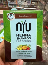 NYU Henna Shampoo 1box isi 4 sachet*