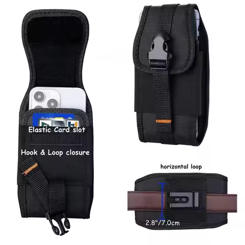 Pouches For Oukitel WP55S WP62 WP60 WP58 Pro Wallet Cases Waist Bags Belt Phone Card Cover For Oukit