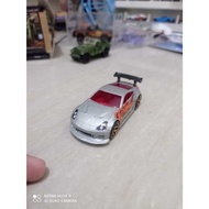 Hotwheels japan jdm nissan 350z loose silver