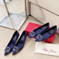 Silk Heels - Classic Flower Diamond Design