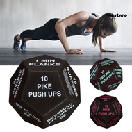 [Rich] Fitness Dice Pocket Size Multi-sides Exercise Decision Dice Home Gym Workout Dice Stress Reli