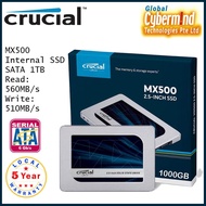 mx500 ( SSD PROMOTION ) 2025 Sale CRUCIAL MX500 250GB / 500GB / 1TB / 2TB / 4TB 2.5" SSD SATA 3 Internal ( Local Distributor Warranty / Brought to you by Cybermind ) warranty by convergent