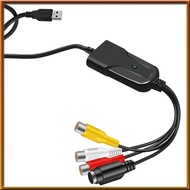 [chasoedivine.sg] USB 2.0 Video Capture Card AV  Digital to USB Converter Portable Adapter Video Cable for DV/ TV DVD Home Use Win 7  Easy Install Easy to Use