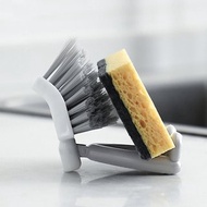 日本霜山 日本製多功能可立式V型刷頭縫隙清潔刷