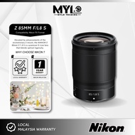 ( READY STOCK ) Nikon NIKKOR Z 85mm f/1.8 S Lens