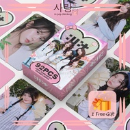 92pcs ILLIT《ILLIT》Pink LOMO Cards Set with FREE GIFT Collection Kpop Photocard Wonhee Minju Yunah Mo