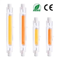 yingke R7s Led 78mm 5w 8w R7s Spotlight 118mm 15w 20w 220v 230v 240v Cob Lamp Bulb Glass Tube Replace 30w 50w 100w Halogen Lamp Light