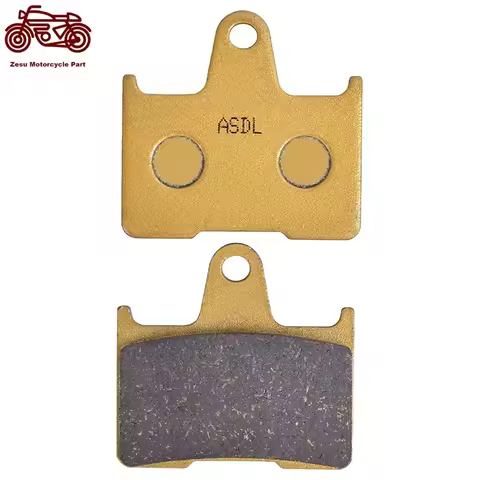 Motorcycle Rear Brake Pads Tablets For KAWASAKI ZZR1400 ZZR 1400 ZZ-R1400 ABS 2012-2020 ZX1400 GTR14