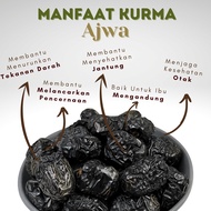 KURMA AJWA | KURMA | DATES  AJWA 5KG | WHOLESALE | Ajwa Vip | Ajwa AA | Ajwa A | Dates kg