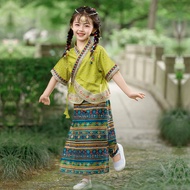 Gasvr | Childrens Dai Ethnic Dance Costume for March 3rd Festival