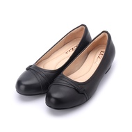 LUZZI Plain Knot Flat Shoes Black Women's Shoes