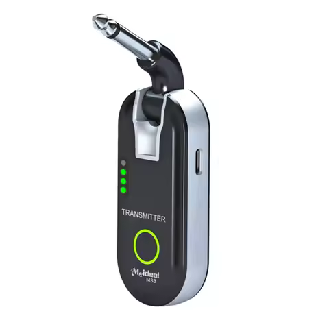 Quality NEW M33 2.4GHZ Wireless Guitar System Rechargeable Audio Transmitter Receiver 50M Transmissi